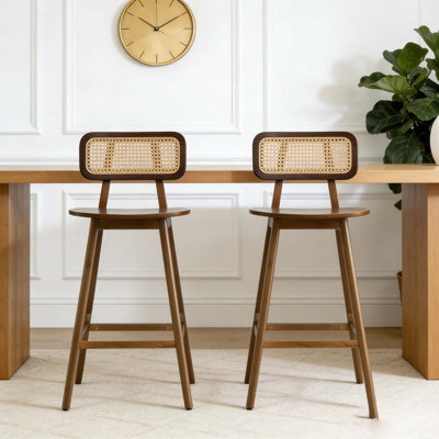 Tabouret de bar d'intérieur en bois