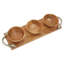 Alpen Home Carwyn Wood Divided Serving Dish
