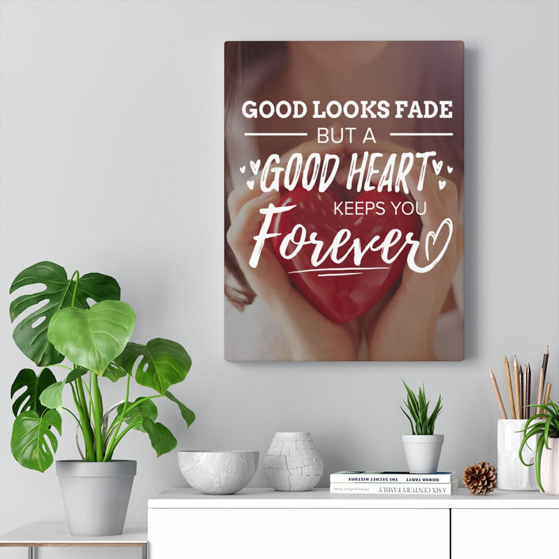 Good Looks Fade - Wrapped Canvas Print, 61cm H x 46cm W