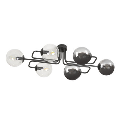 Cadesia Glass Semi Flush Mount