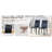 Spacious Dining Table Sets(must Include Both Table And Chair), Mdf Modern Home
