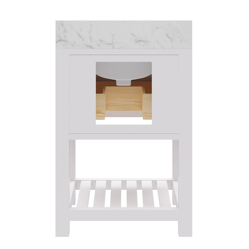 Madalyn 24'' W Single Vanity, Pure White