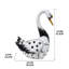 Color Swan Metal Garden Statue