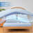 Cooling King Sheets And Sheet Sets, Ice Blue Nylon Fabric, Premium Comfort For All Seasons