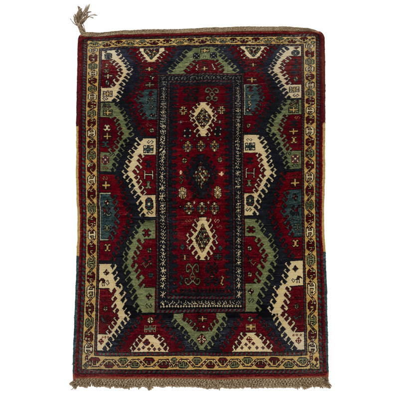 Bordjalu One-of-a-Kind 4' x 6' Hand Knotted Area Rug