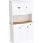 Armoire de rangement pour garde-manger 71 pouces avec tablettes réglables