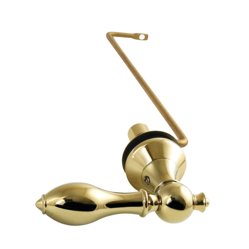 Kingston Brass American Classic Side Mount Toilet Tank Lever, Polished Brass