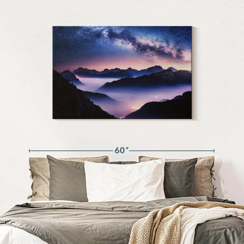 Oberle Bright Starry Night, 30" H x 45" W