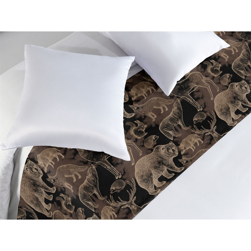 Foulard de lit Ambesonne Woodland, Très grand lit