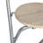 Modern Folding Bar Stools, Compact Kitchen Foldable Bar Stools With Backrest (Silver)-182210624-182210628