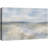 Soft Blue Beige Abstract Sky Landscape Artwork, Minimalist Living Room Pictures, Framed Canvas Giclee Print Wall Art-126054892-126054893