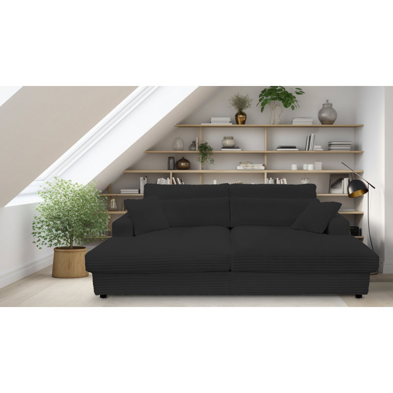 Rishabh Sleeper Sofa, Black