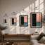 Divided Space Minimalist - Framed Print-1194078623-1194078625