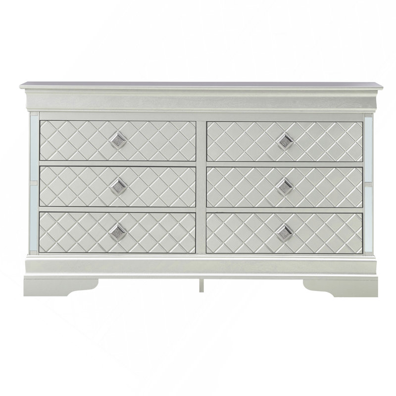 Commode Verona G6700-D, champagne argenté, Champagne argenté