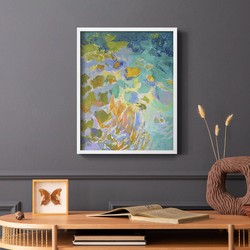 «Lift Me Fly Me», reproduction encadrée - bois massif, H 14 po x l 11 po, Blanc