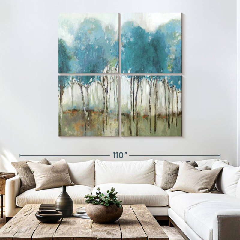 Harnek Misty Meadow I, 74" H x 74" W