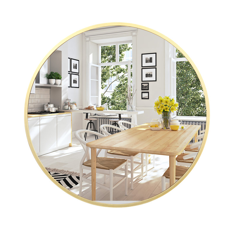Metal Round Mirror