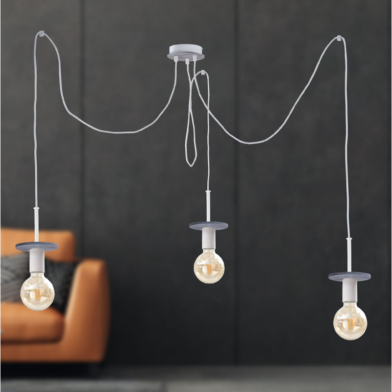 Talmo 3 - Light Cluster Pendant, Grey