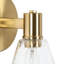 Applique murale 1 lumière Glam Gold