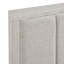 Lit plateforme double moderne pour chambre à coucher contemporaine, avec finition à deux tons et rails rembourrés-1887897765