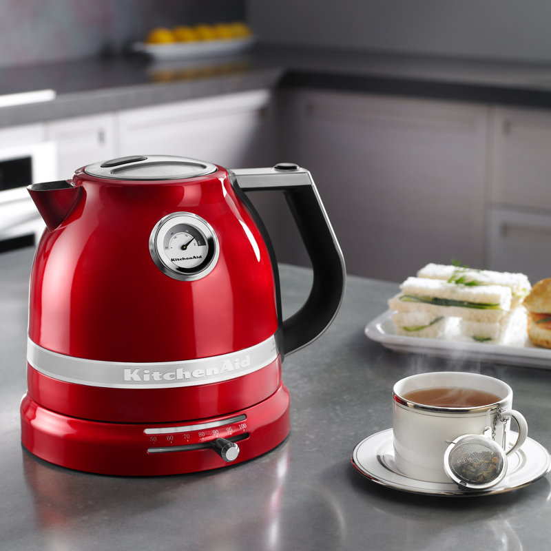 Bouilloire électrique 1,5 L Kitchenaid - Pro Line, Bonbon pomme rouge