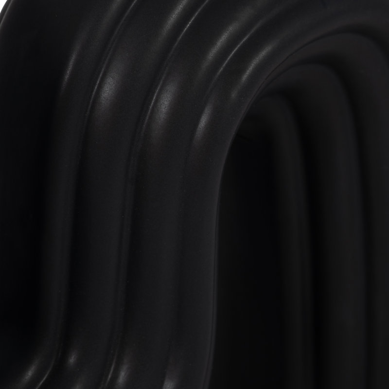 Laurelton Table Vase, Black