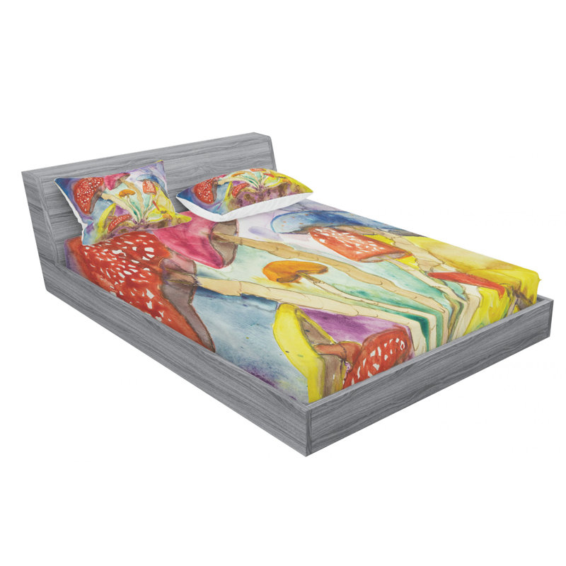 Microfiber Sheet Set, Full Sheet Set with Fitted Sheet