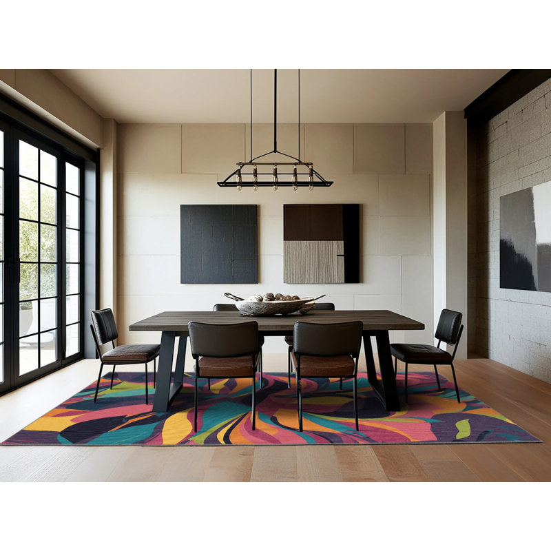 Tapis Techno Glimmer, Carré 4 pi