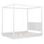 Low Canopy Bed With Lights And Headboard-761953020