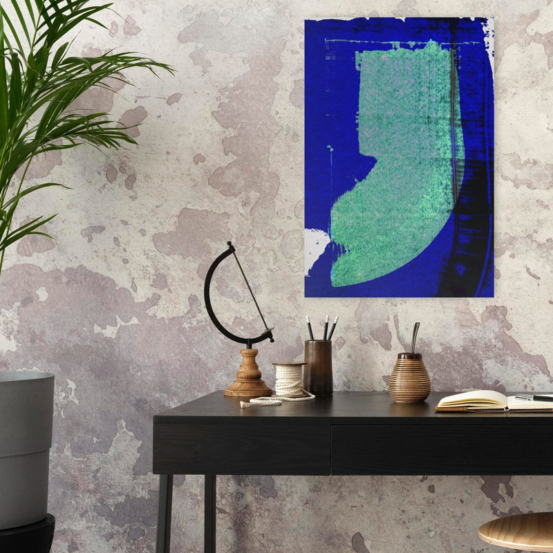 Art contemporain abstrait coloré, H 24 po x l 16 po