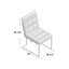 Chaise d'appoint en velours capitonné Chakevia-22830604-28747691