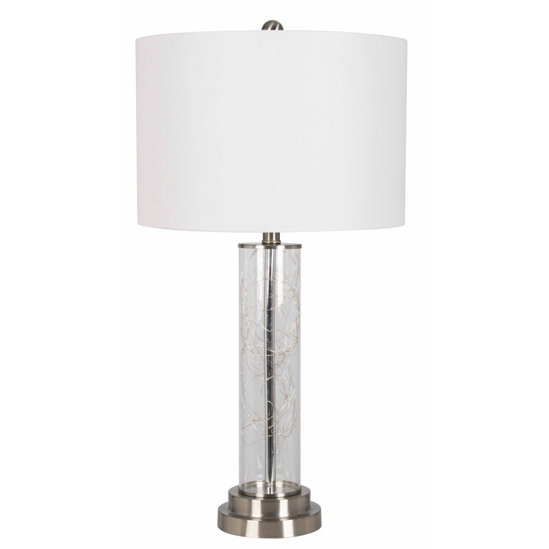 Glass Table Lamp with LED Fairy Lights