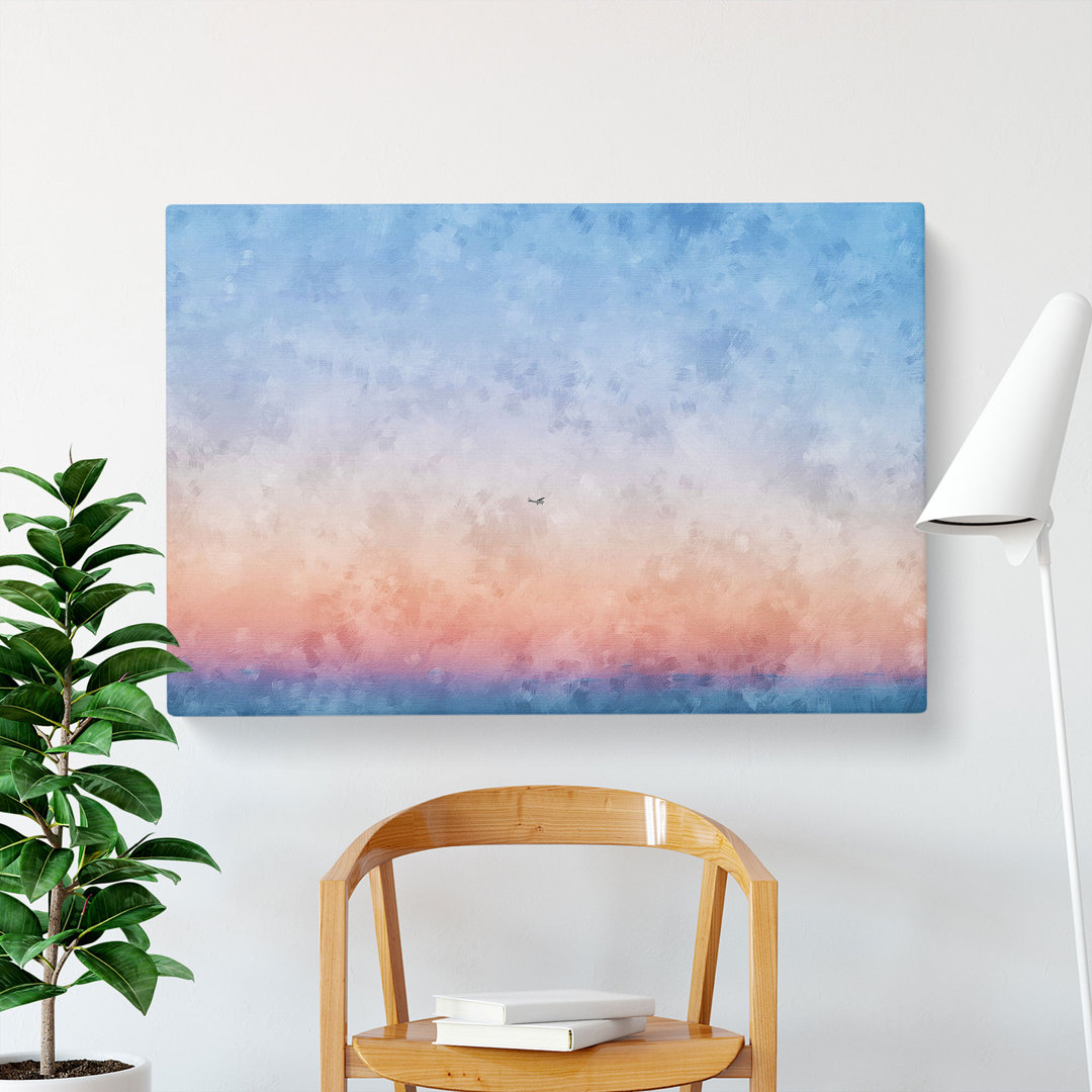 Airplane Over Florida Painting - Wrapped Canvas