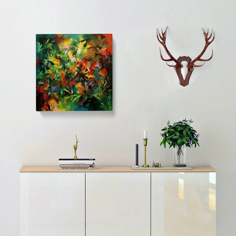 Jungle Abstract Expressionism - No Frame Print
