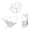 Fauteuil inclinable électrique en cuir végétalien à double moteur Khristina-90708086