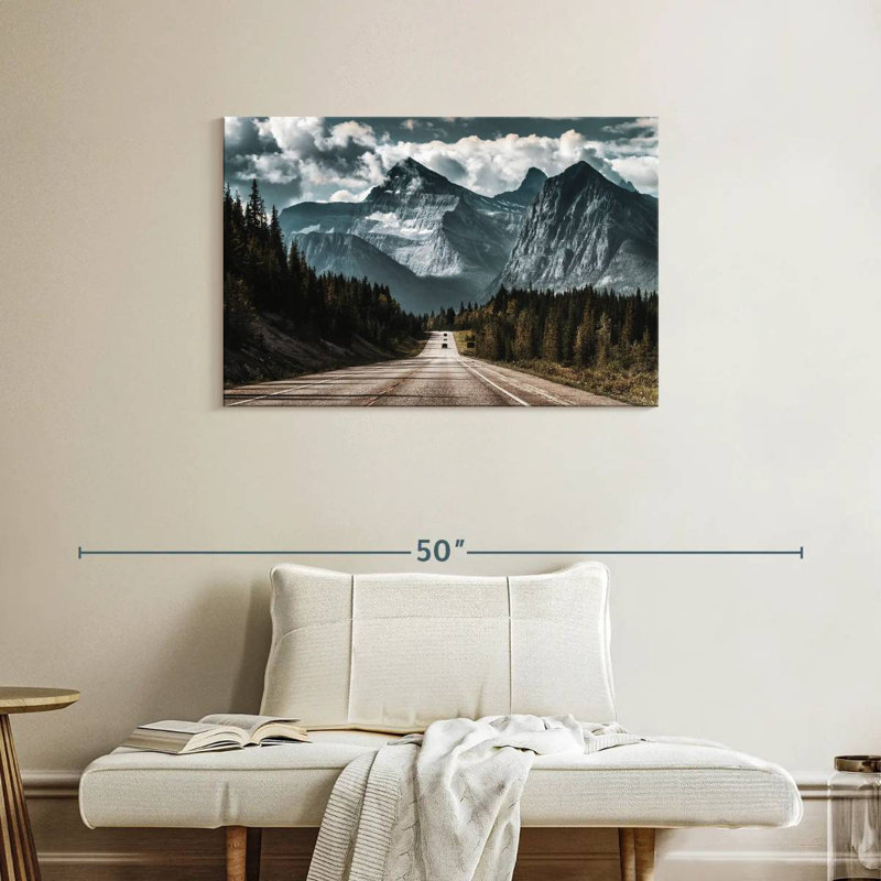 Mehar Great Mountains Road, 24" H x 36" W