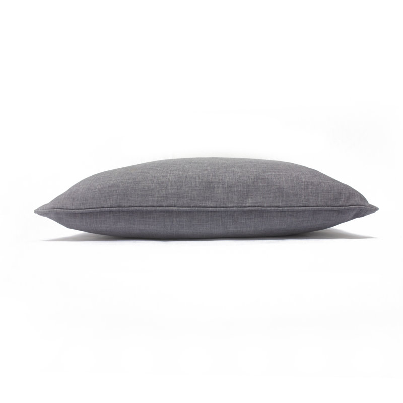 Square Throw Pillow Cover, Silver