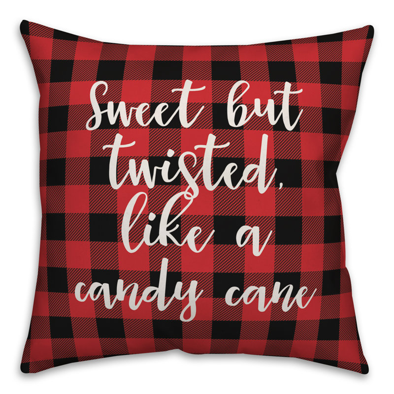  Coussin Sweet But Tw torsed Like a Candy Cane in Buffalo, Housse de coussin