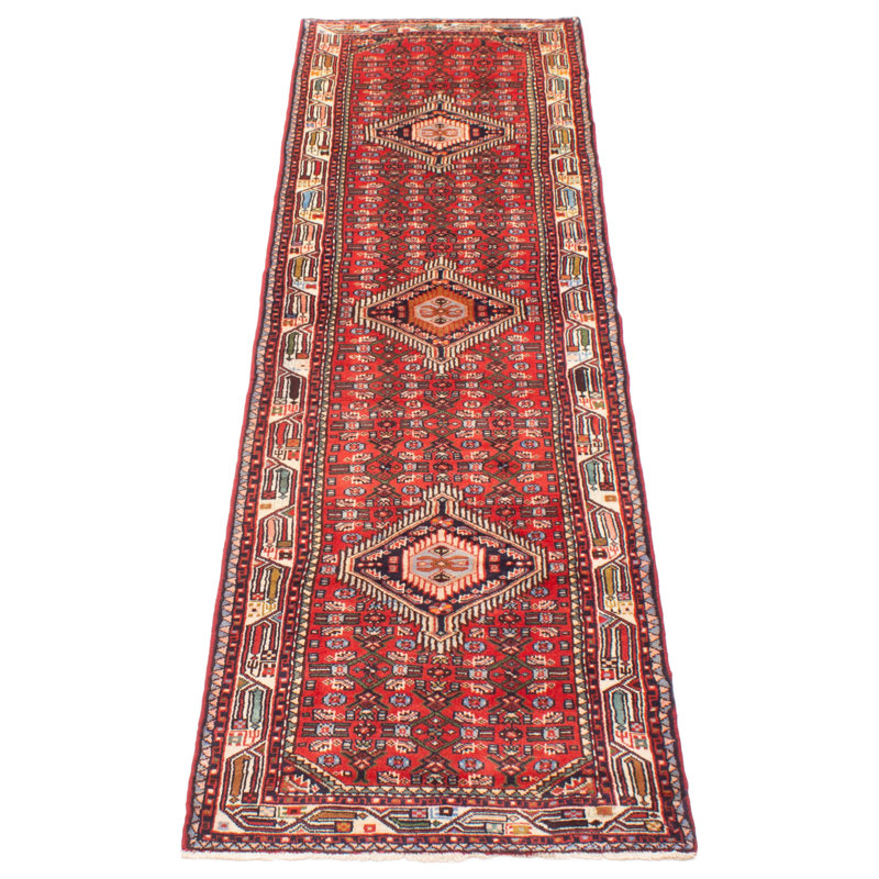 Tapis rouge noué à la main One Of Kind Konya 2 pi 7 po x 9 pi 7 po
