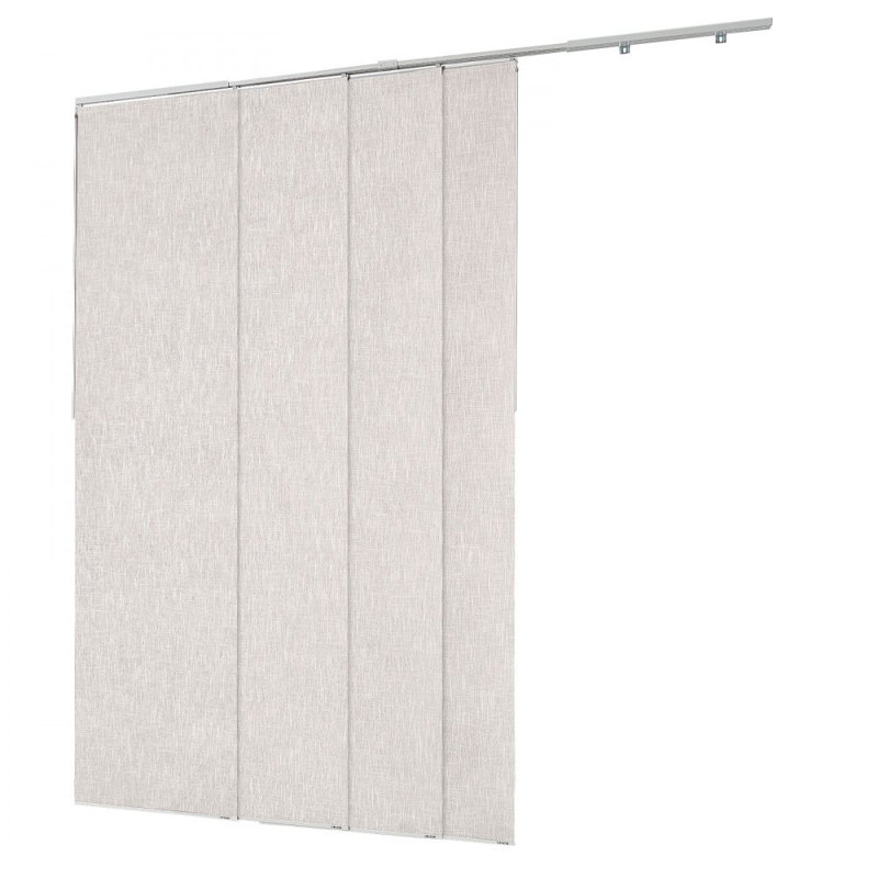 Blackout Vertical Blind, Light Grey