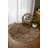Malika Collection Digital Print Cotton-Polyester Brown Oriental Rug-983576533