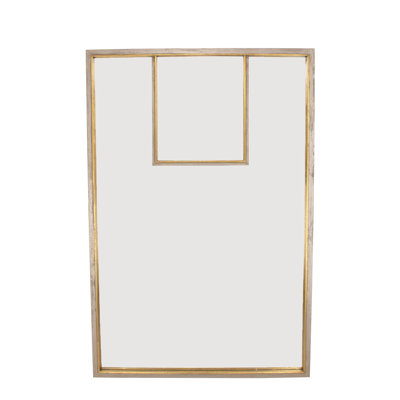 Porta Rectangle Metal Mirror
