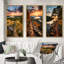 Connecticut Landscape - Ensemble 3 pièces-396849490-396849489