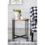 Table d'appoint ronde en bois