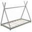 Lit plateforme simple avec structure triangulaire-529415927