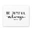 Be Joyful Always 1 Thessalonians 5:16 - Wrapped Canvas Print-701196545