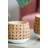 Cement Votive Candle with Holder