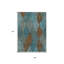Tapis intérieur / extérieur lavable bleu sarcelle / bleu argile 5 pi x 8 pi Arpin