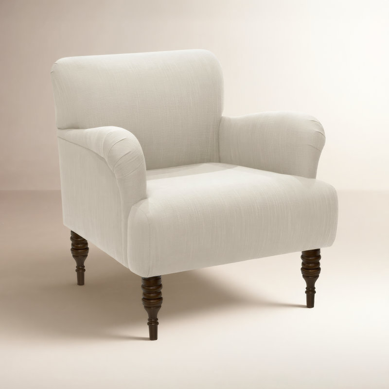Allura Upholstered Armchair, Classic Talc Linen