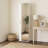 Aurelia 10-Shelf Shoe Storage Cabinet with Mirrored Door